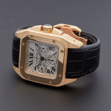 cartier santos watch cheap|cartier santos 100 price list.